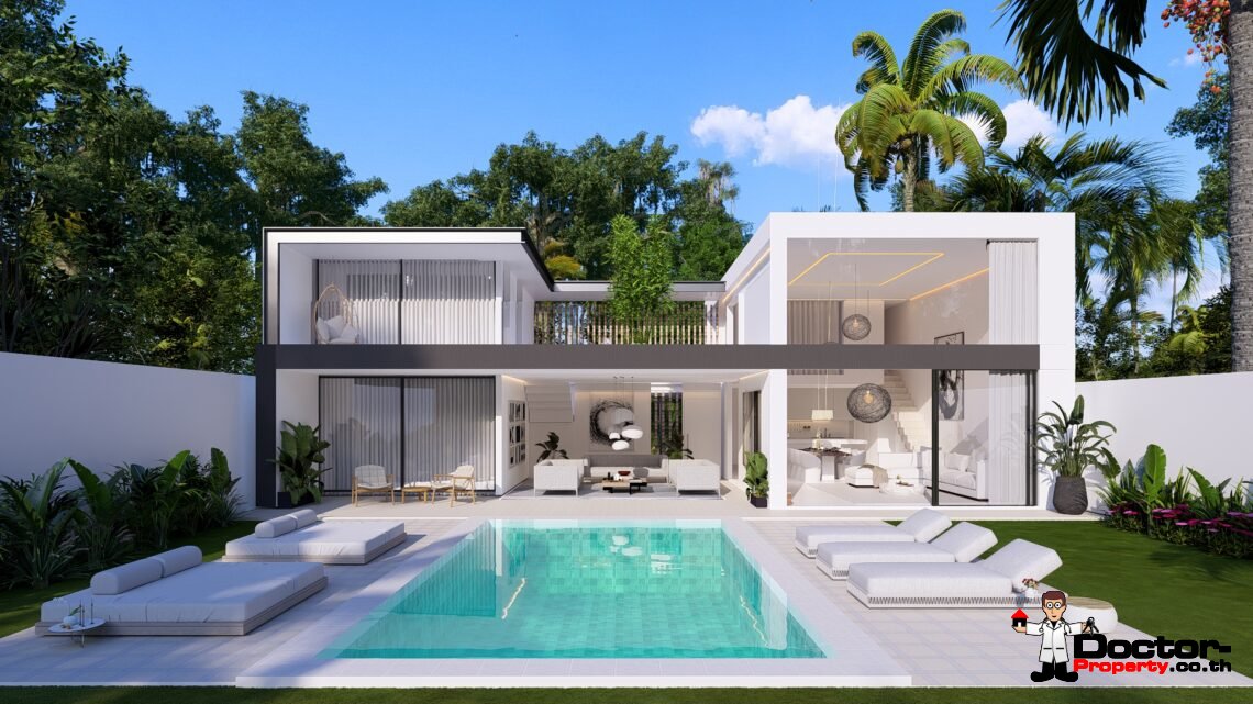 Modern 3 Bedroom Pool Villa in Chaweng, Koh Samui – For Sale